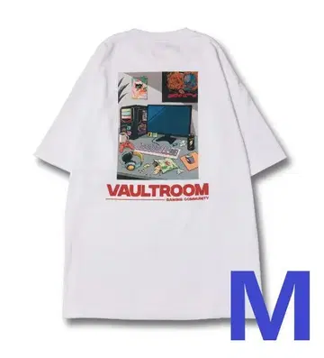 vaultroom DESKTOP TEE / WHT M 사이즈