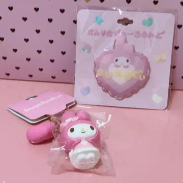 [ 미사용 새상품 ] 마이멜로디 산리오퓨로랜드 PVC 마스코트 배지