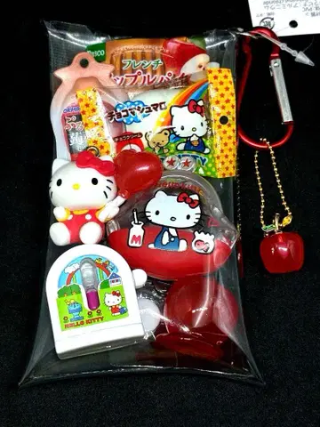 [ 키티 ] 가챠 세트 마쉬멜로우 사과 퍼스 애플파이