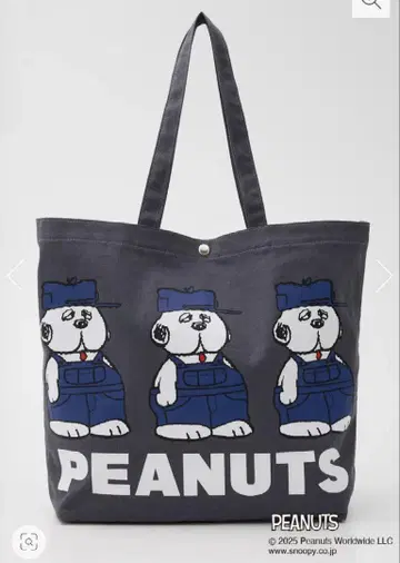 로데오 크라운 peanuts 콜라보 오라 토트백 SNOOPY 서브백