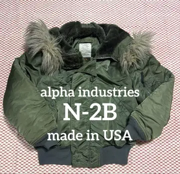 알파 alpha N-2B 플라이트 자켓 USA제 빈티지 90s