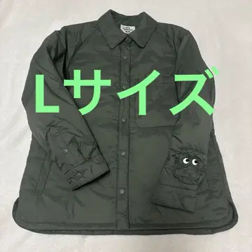 새상품급 유니클로 x 안야 힌드마치 퍼프 테크 셔츠 자켓 L