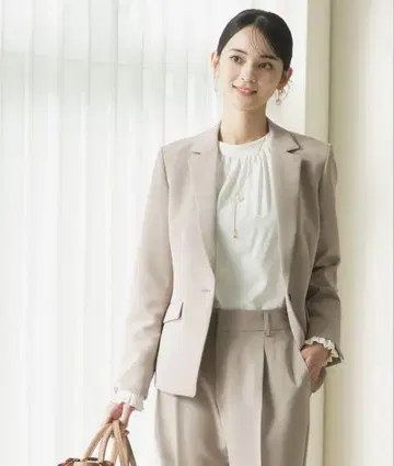 베이직 스트레치 테일러드 자켓