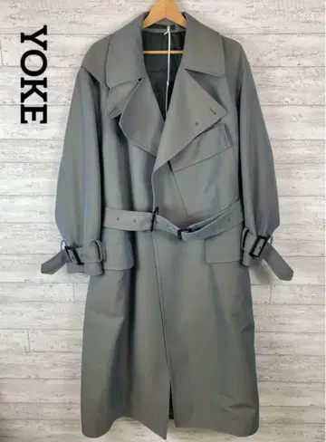 YOKE 요크 더블 브레스트 오버코트 미사용 택 포함 정가 10만