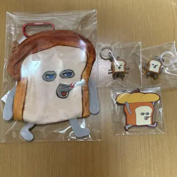 빵도둑 메지루시 액세서리 굿즈 컬렉션 카라비너 달린 빵 파우치