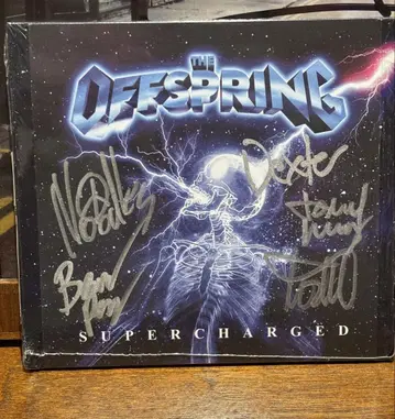 The Offspring 오프스프링 친필 사인 카드 부 CD