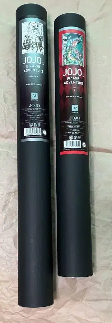 [레어] 죠죠전 금 킬러 퀸 A1 포스터 죠셉 B2 포스터