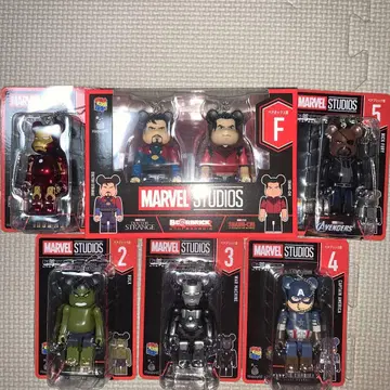 해피 복권 베어브릭 MARVEL F상 + 베어브릭상 5점