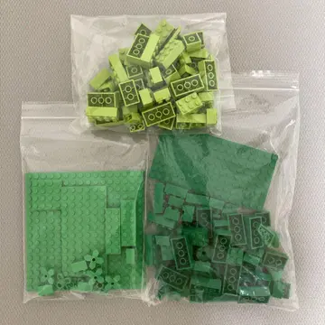 LEGO 그린 컬러 부품 세트