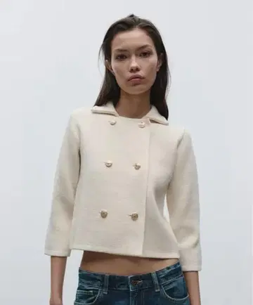 ZARA 니트 랩 가디건