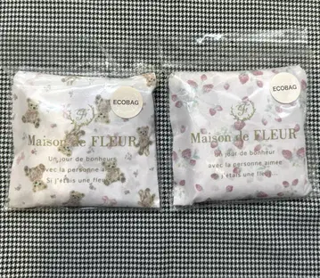 Maison de FLEUR 메종 드 플뢰르 에코백 2점 세트