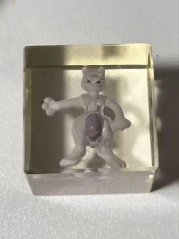 뮤츠 피규어 클리어 큐브 포켓몬 어드밴스 제너레이션