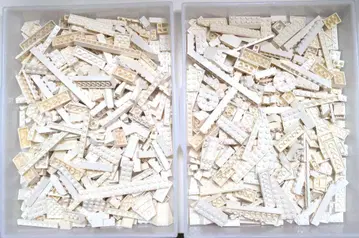 LEGO 1kg 화이트 블록 대량 세트
