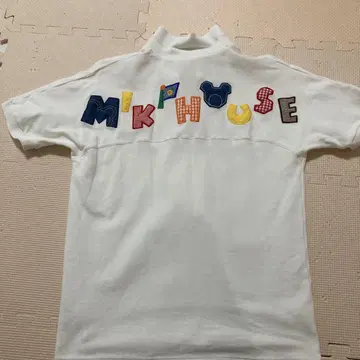 MIKIHOUSE 컬러풀 자수 피케 셔츠 반팔 M