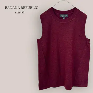 바나나리퍼블릭 BANANA REPUBLIC 슬리브리스 스웨터 울 M