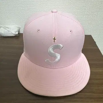 핑크 59FIFTY 캡 S마크
