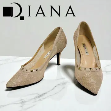 새상품급 DIANA 펌프스 스터드 레이스 브라이덜 신발 일본제