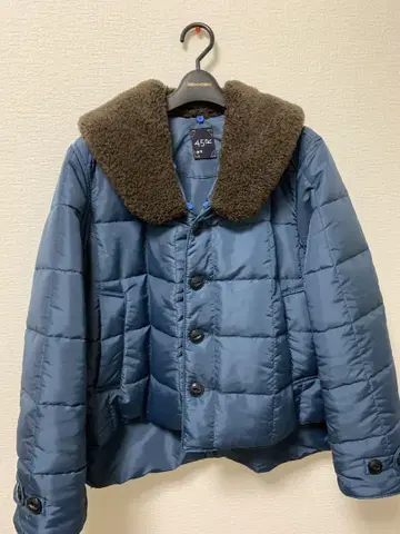 45rpm 두꺼운 나일론의 908 텐트 블루종 퀼팅 자켓 사이즈 2