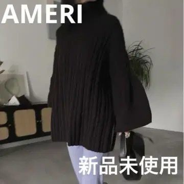 AMERI 아메리 니트 터틀넥 FLUFFYLOOSEKNITTOP