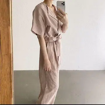 HOWDY. 올인원 점프 수트 린넨