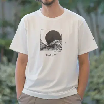 CALL&RESPONSE ART 라인 프린트 반팔 T셔츠 size.2