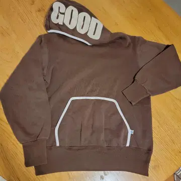 굿이너프 브라운 후드 GOOD 후드티 GE