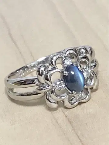 0.506ct 알렉산드라이트 캣츠아이 반지