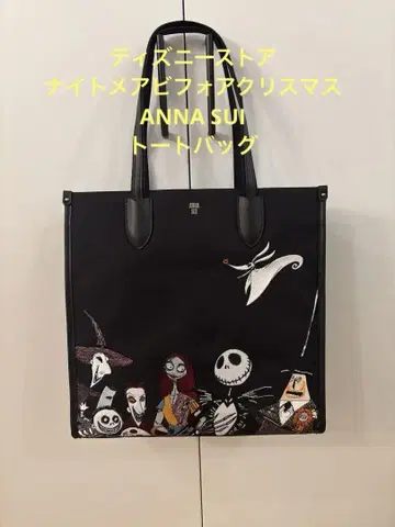 디즈니 스토어 나이트메어 비포 크리스마스 ANNA SUI 토트백