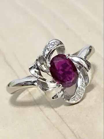 0.637ct 루비 반지