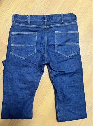다크 블루 스트레이트 레그 데님
