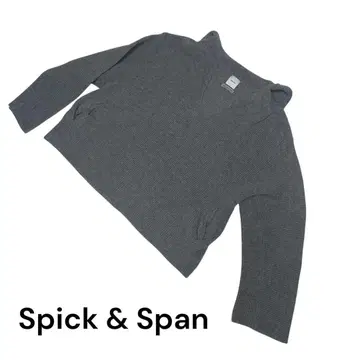 새상품급 Spick & Span 그레이 V넥 니트 사이즈 F