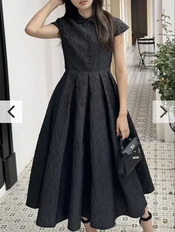BirthdayBash JACQUARD HEPBURN DRESS