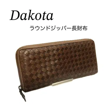 Dakota 다코타 라운드 지퍼 장지갑 브라운