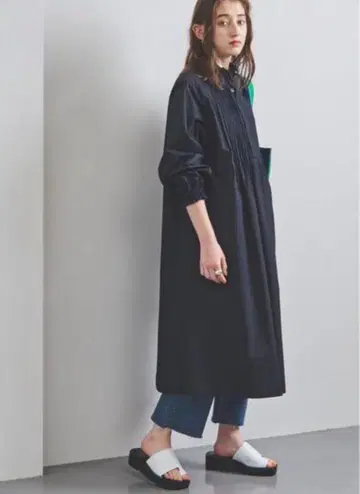 유나이티드 애로우즈 UNITED ARROWS 프릴 튜닉 원피스