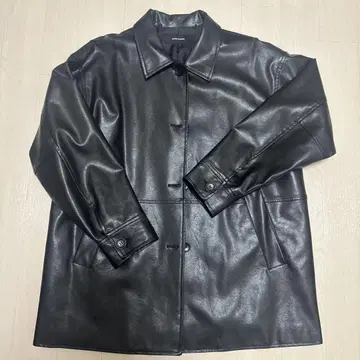 워셔블 인조 가죽 퍼 옷깃 부착 커버올