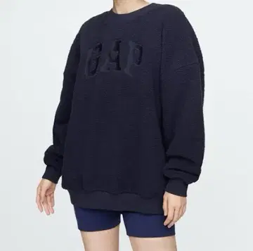 오버 사이즈 보아 하트 GAP 로고 맨투맨 트레이닝복