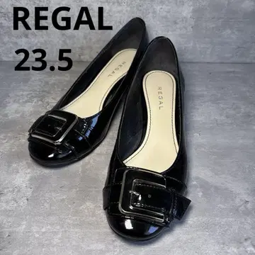 [ 새상품급 ] REGAL 리걸 펌프스 에나멜 벨트 블랙 23.5cm