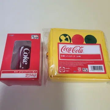 코카콜라 복권 2세트 아크릴 피규어 파우치