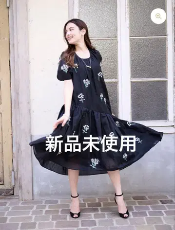 [ 미사용 새상품 ] 체스티 완판 상품 데이지 자수 원피스 사이즈 1