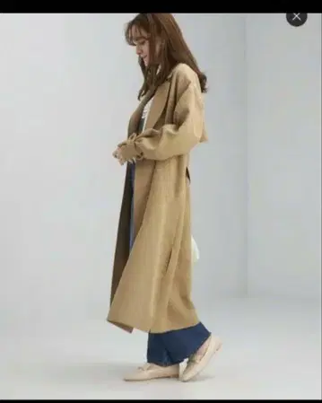 오버 칼라 테론치 코트 유나이티드 애로우즈
