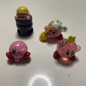 커비 피규어 4개 세트