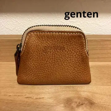 genten 가죽 코인 케이스