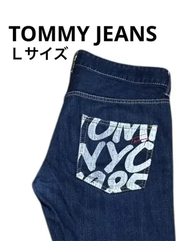 TOMMY 스트레이트 레그 데님 L 사이즈 일본제