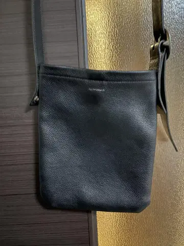 Hender scheme 원 사이드 벨트 백 스몰 블랙