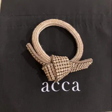 acca 리본 고무 드레스 포니 오드리