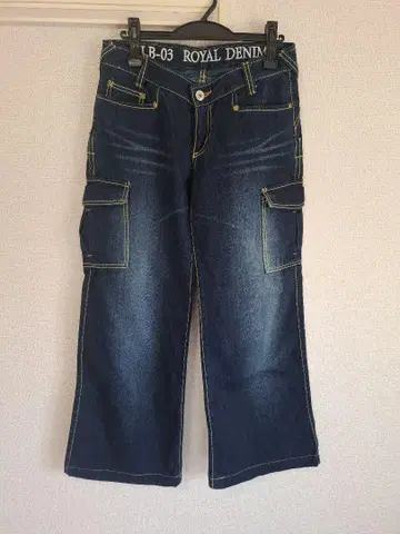 ROYAL DENIM LB-03 카고 팬츠 다크 블루