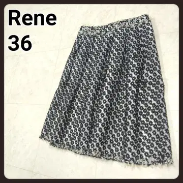 르네 꽃무늬 스커트 36 Rene