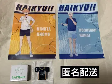 하이큐 마츠키요 코코카라 칫솔 스탠드 클리어 파일 히나타 호시우미