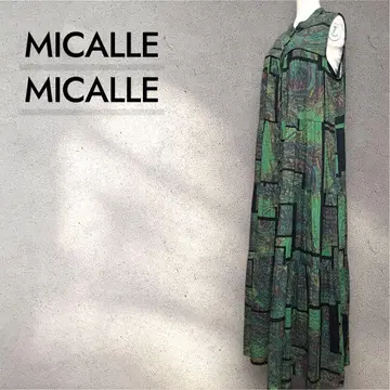 미사용 새상품 MICALLEMICALLE 슬리브리스 롱 원피스