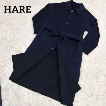 새상품급 HARE 하레 체스터 코트 리버서블 2way
